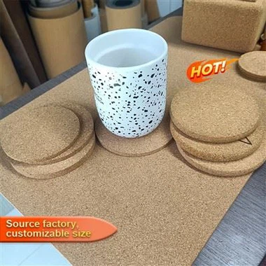 Naturlige Kork Coasters